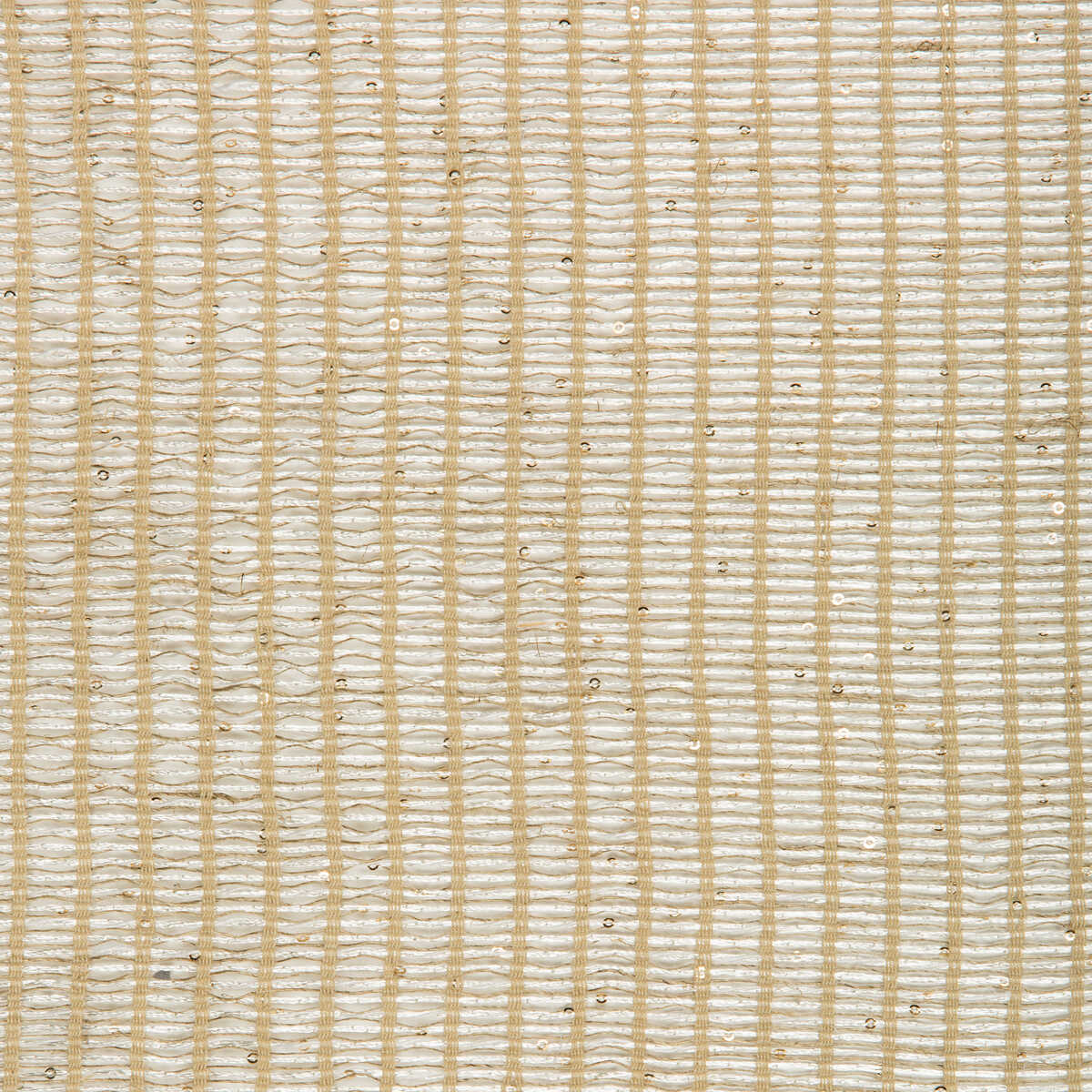 Leno Shine - Sand/Gold - KRAVET COUTURE Fabric
