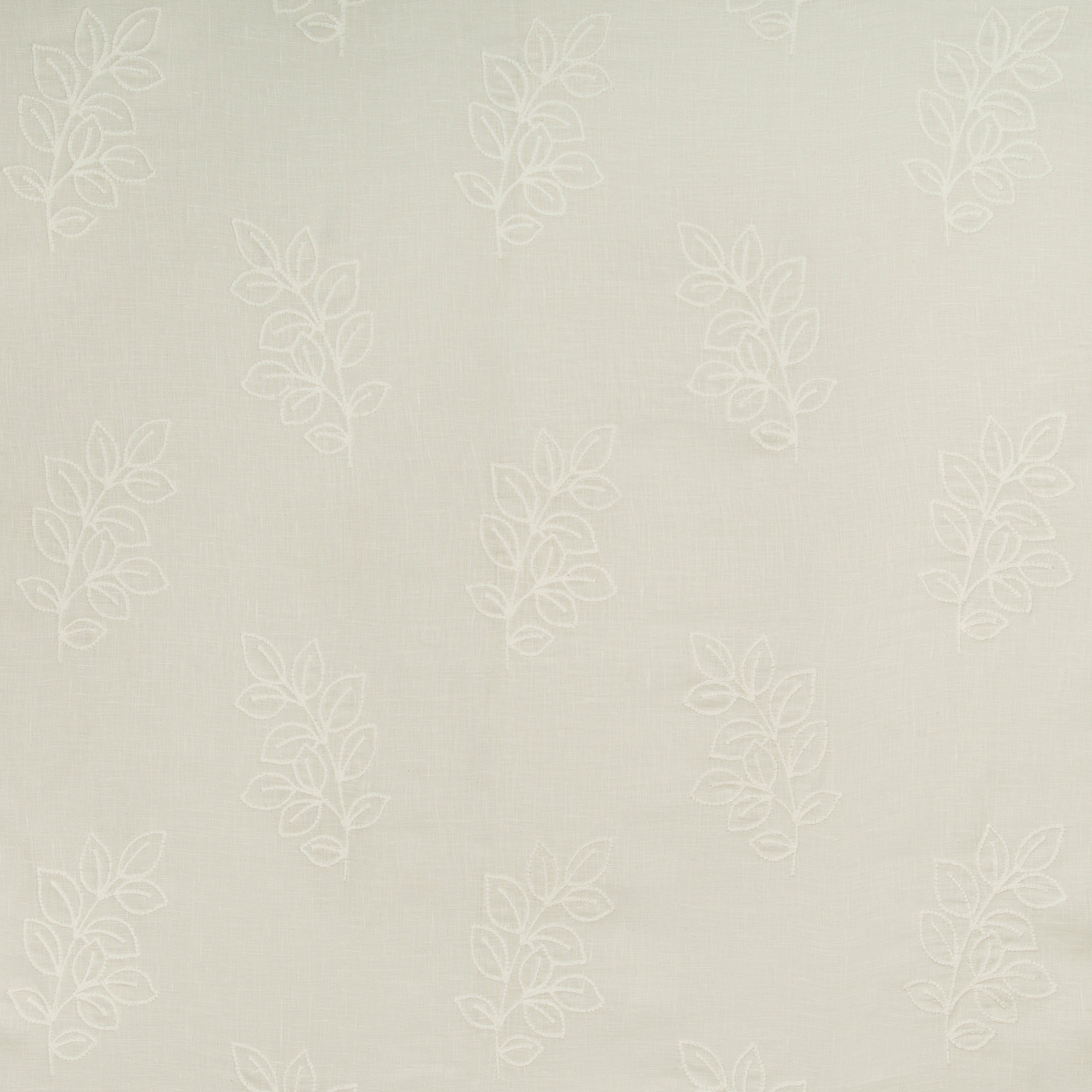Leafstich - Ivory - Kravet Basics Fabric