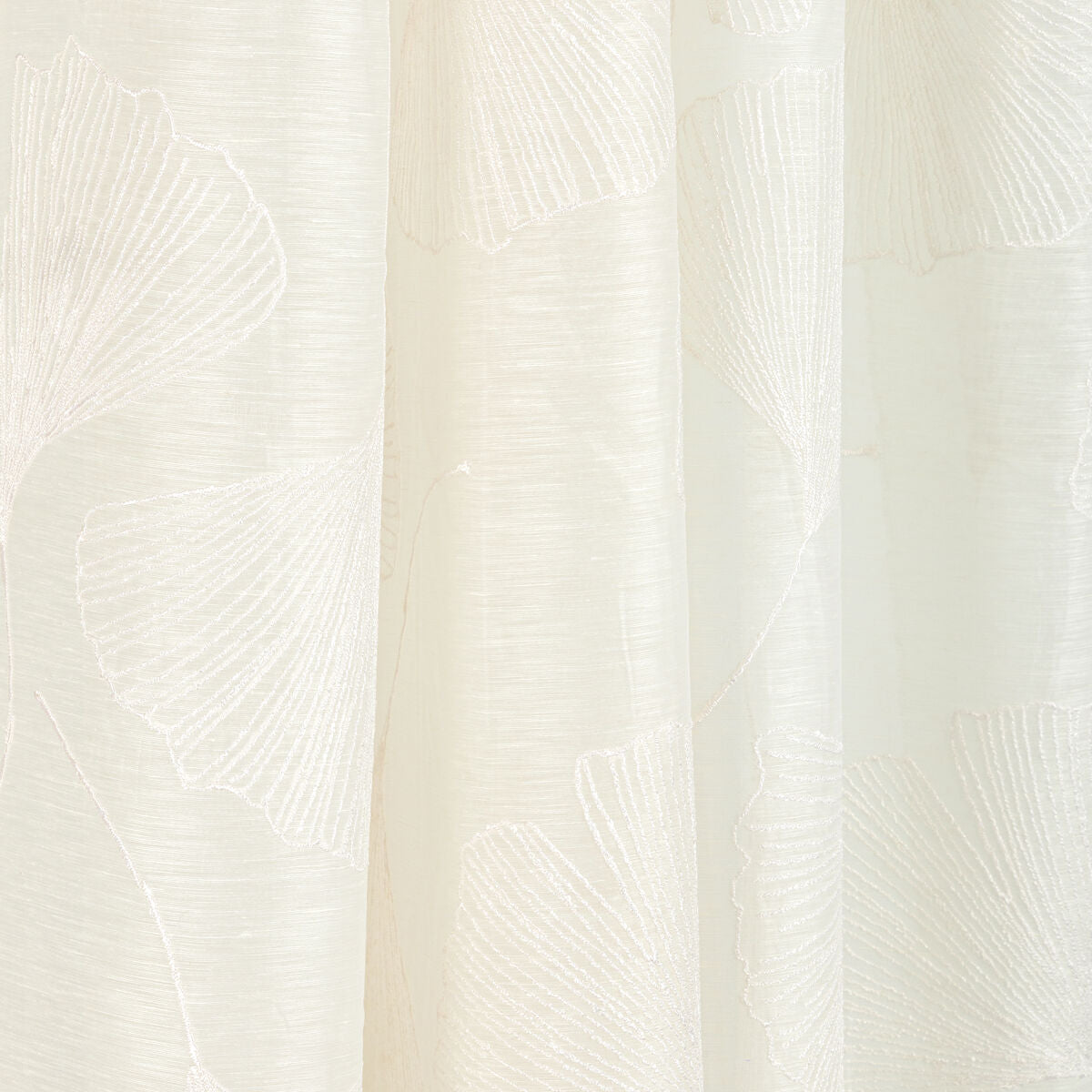 Gingko Leaf - Pearl - Kravet Couture Fabric