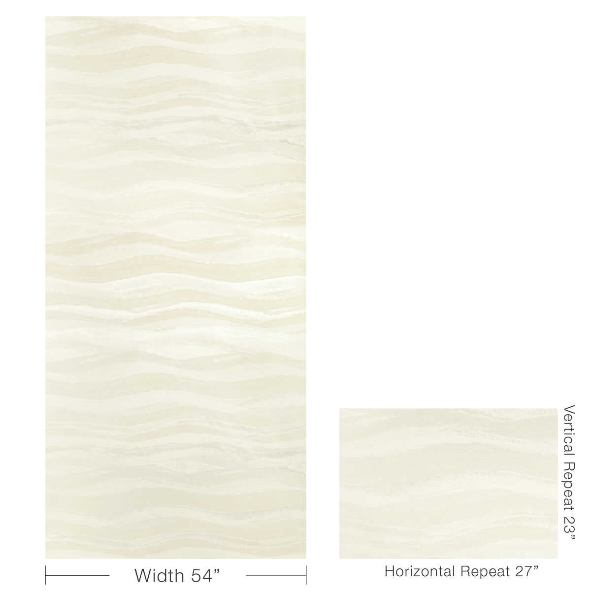 Silk Waves - Pearl - KRAVET COUTURE Fabric