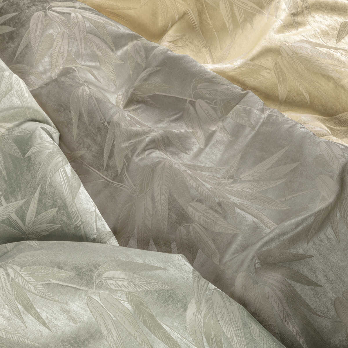 Bamboo Chic - Pewter - KRAVET COUTURE Fabric