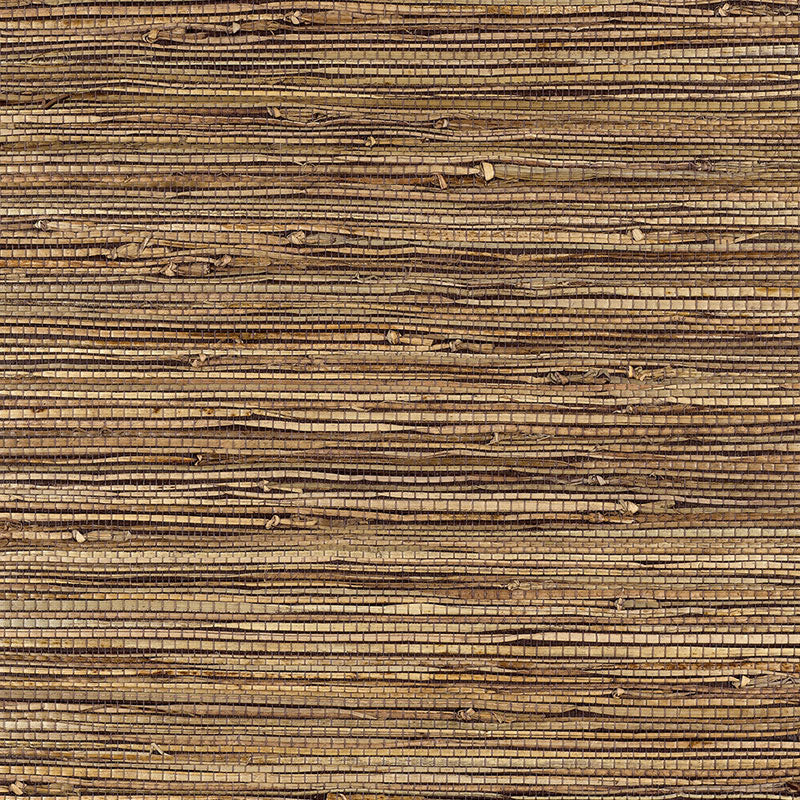 Bamba Rushcloth Ash wallpaper by Schumacher, 5002842 - Schumacher Papel pintado