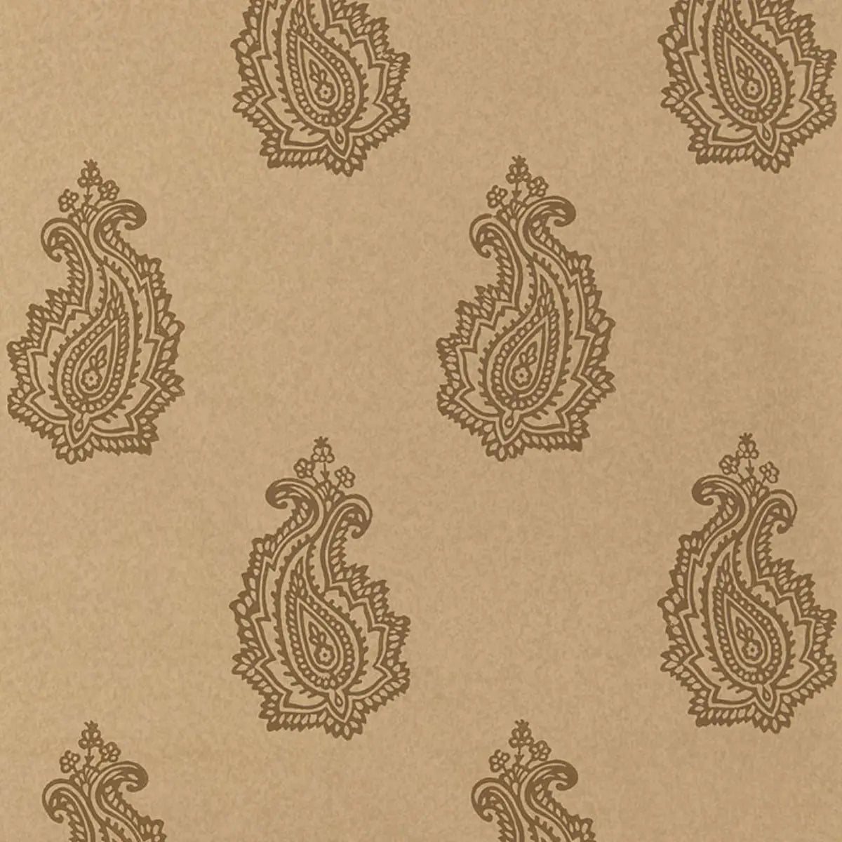 Madras Paisley - Tabac - Schumacher 5005303 Wallcovering - Schumacher Wallpaper