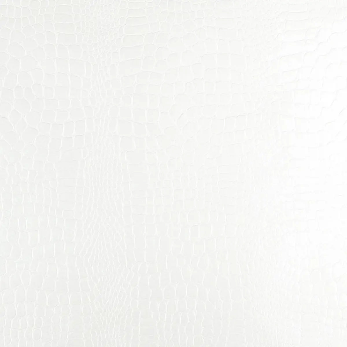 Crocodile - White - Schumacher 5005830 Wallcovering - Schumacher Wallpaper