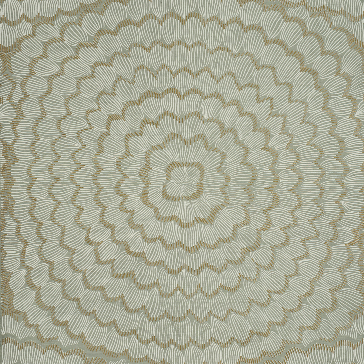 Feather Bloom Sisal - Seaglass - Schumacher 5006079 Wallpaper - Schumacher Wallpaper