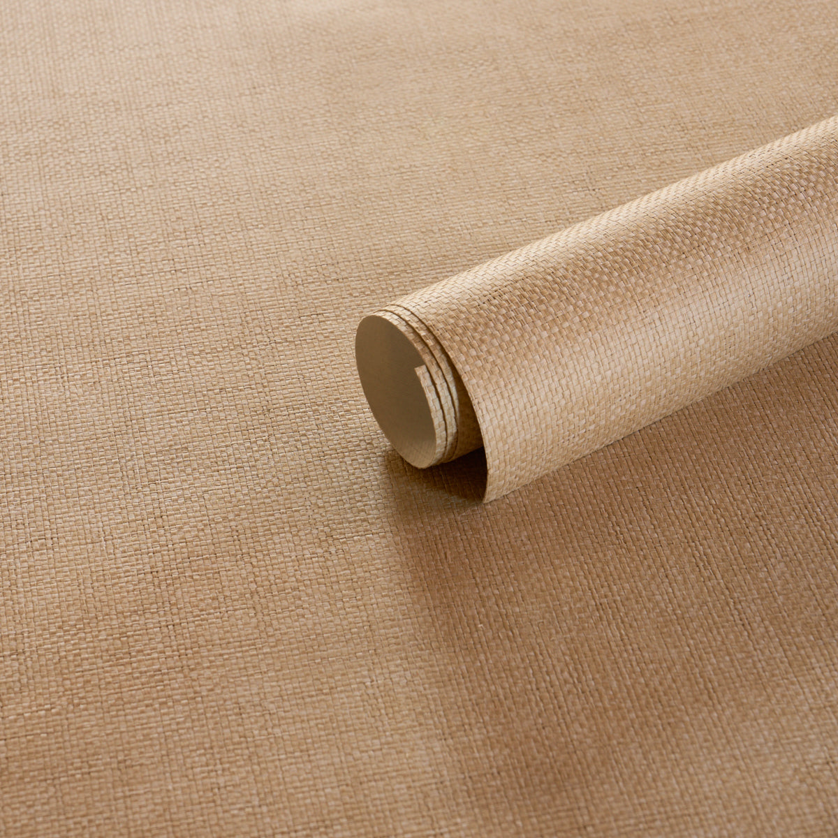 Kiko Paperweave - Burlap - Schumacher 5008844 Wallpaper - Schumacher Wallpaper