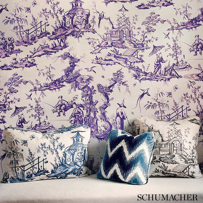 SHENGYOU-TOILE-INDIGO-SCHUMACHER-5008990