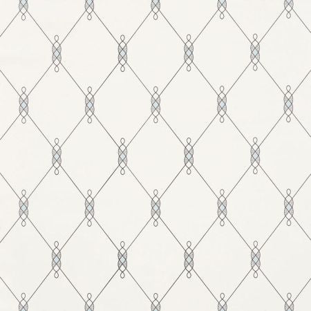 Diso - Blue - Schumacher 5009230 Wallpaper - Schumacher Papel pintado