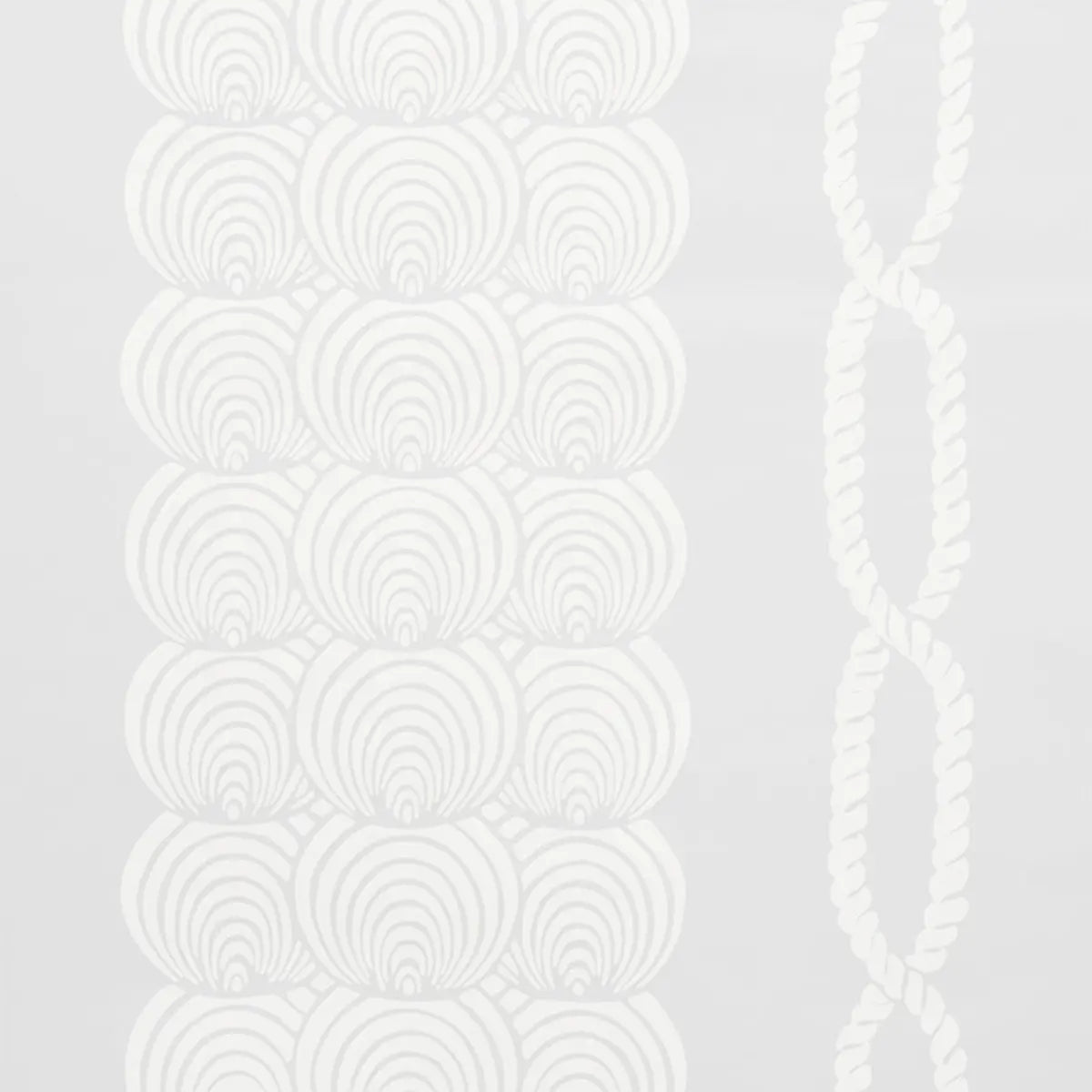 Coralline - Grey - Schumacher 5009432 Wallcovering - Schumacher Wallpaper