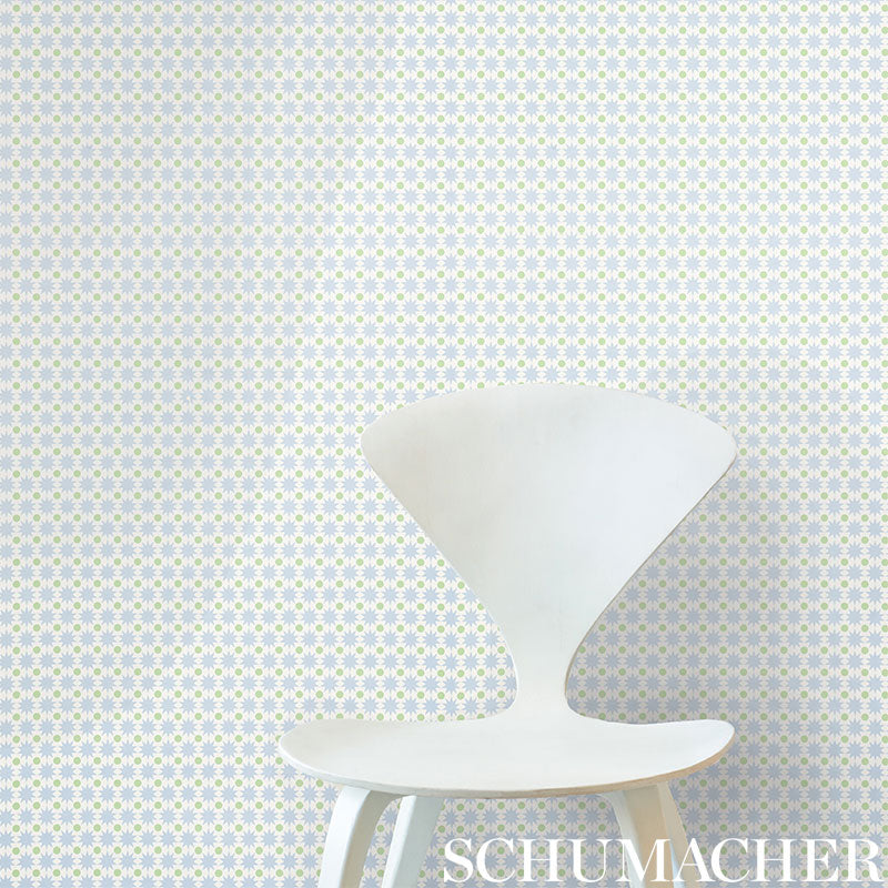Cosmos Neutral wallpaper by Schumacher, 5009562 — view 3 - Schumacher Papel pintado