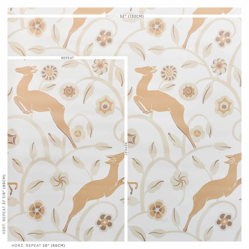 LES-GAZELLES-AU-BOIS-VINYL-NATURAL-SCHUMACHER-5010141