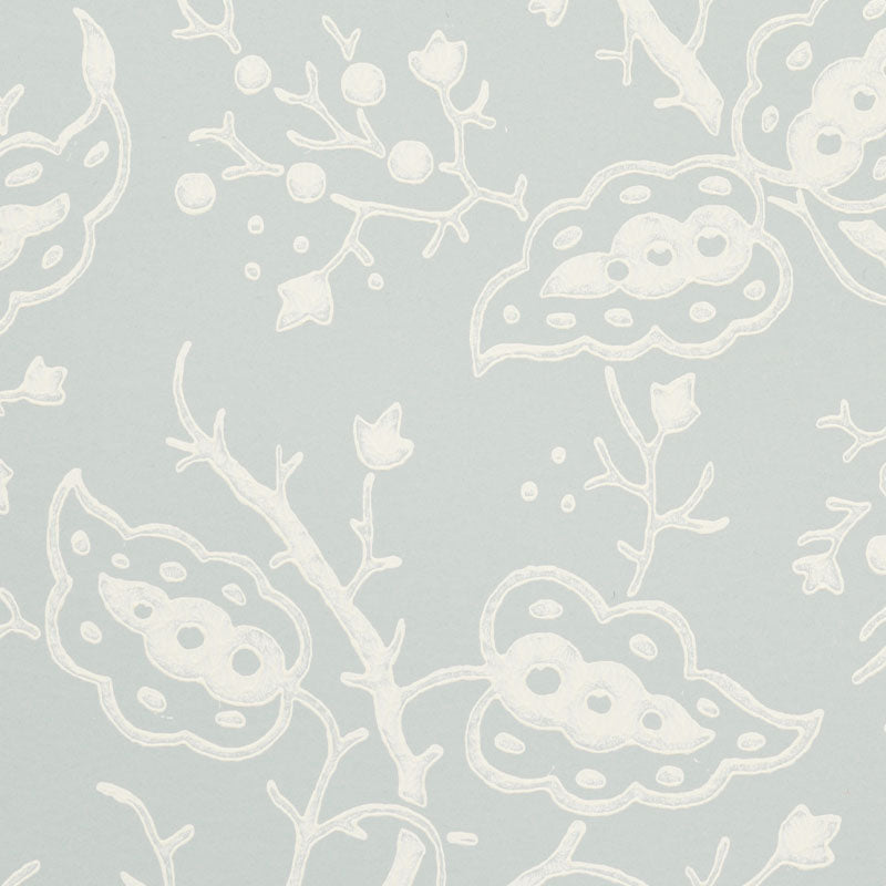 Darby Sky wallpaper by Schumacher, 5010180 — view 3 - Schumacher Papel pintado