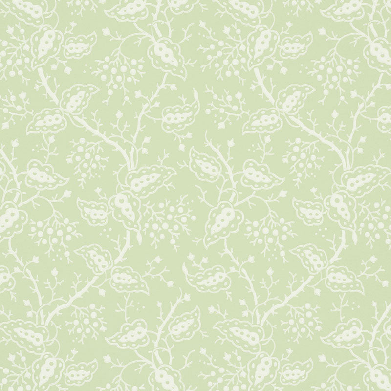Darby Leaf wallpaper by Schumacher, 5010181 - Schumacher Wallpaper