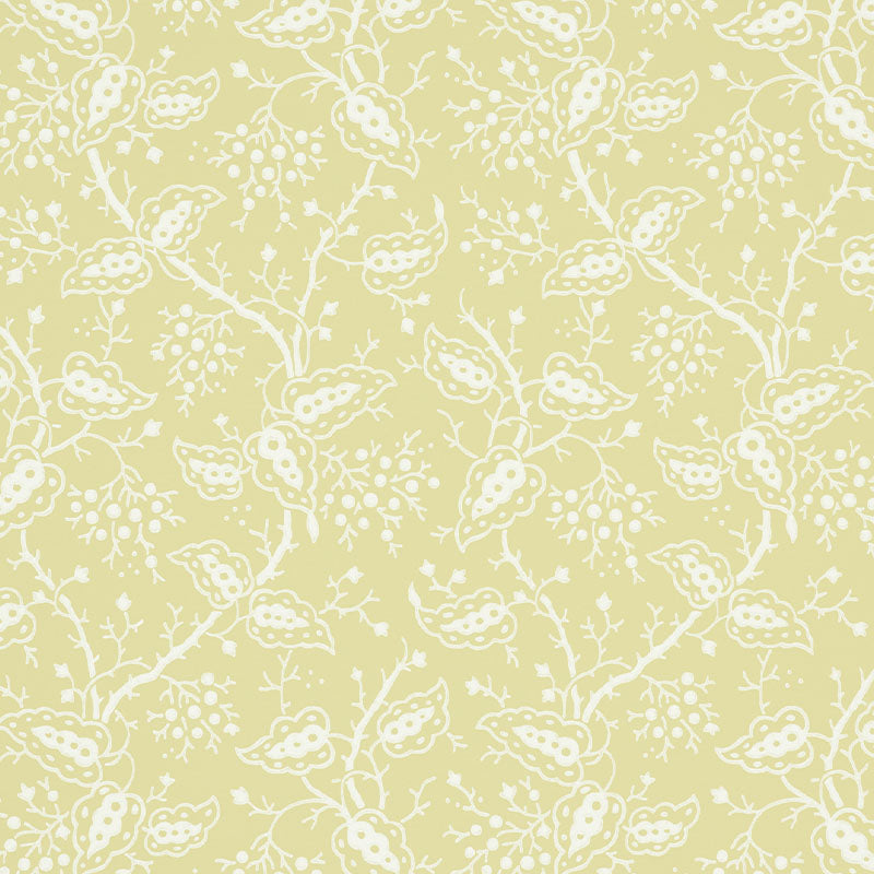 Darby Buttercup wallpaper by Schumacher, 5010182 - Schumacher Wallpaper