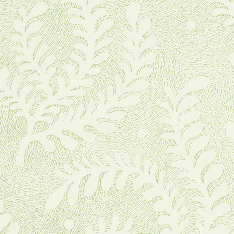 ETCHED-FERN-LEAF-SCHUMACHER-5010381 - Schumacher Wallpaper
