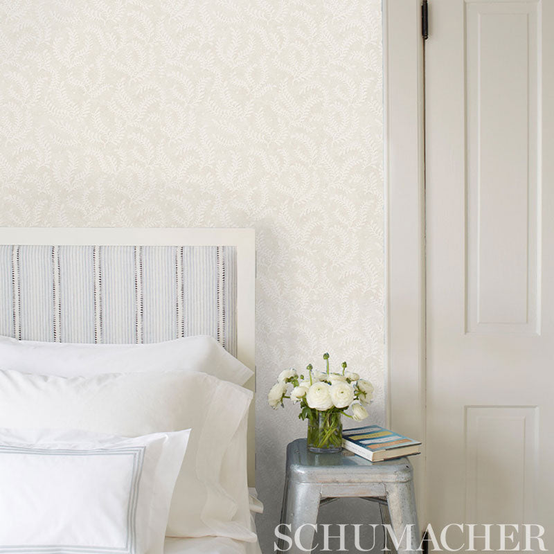 ETCHED-FERN-SKY-SCHUMACHER-5010382 - Schumacher Wallpaper