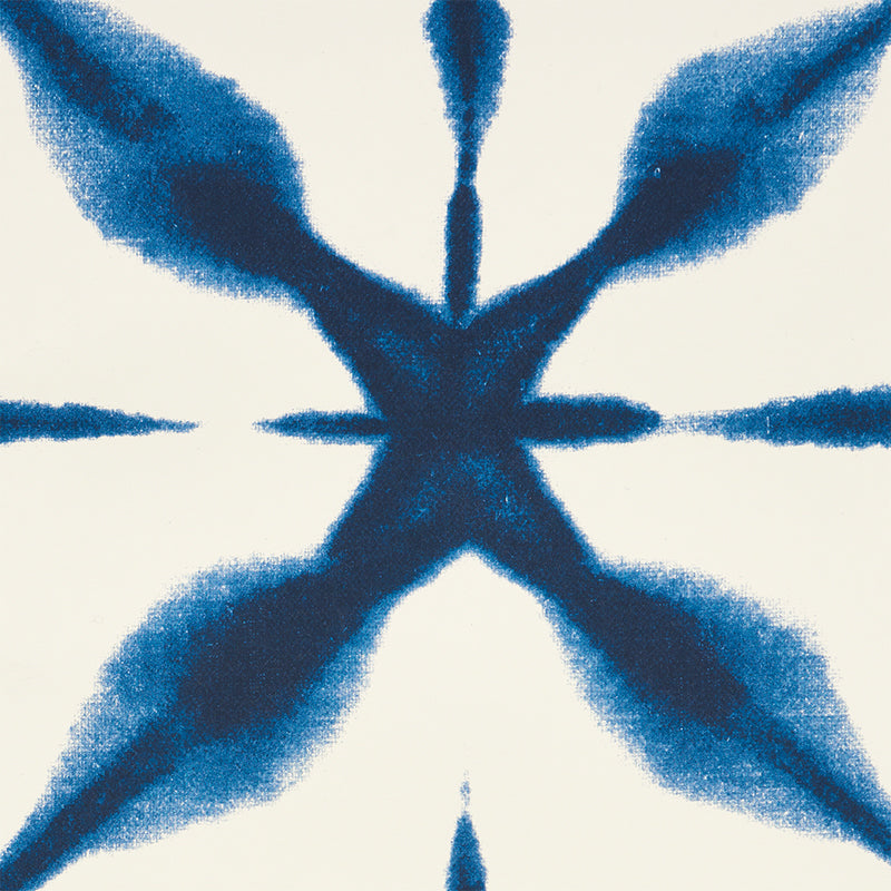 Andromeda Blue wallpaper by Schumacher, 5010570 — view 3 - Schumacher Wallpaper