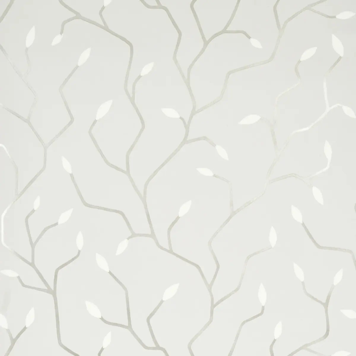 Cymbeline - Silver - Schumacher 5011381 Wallcovering - Schumacher Wallpaper