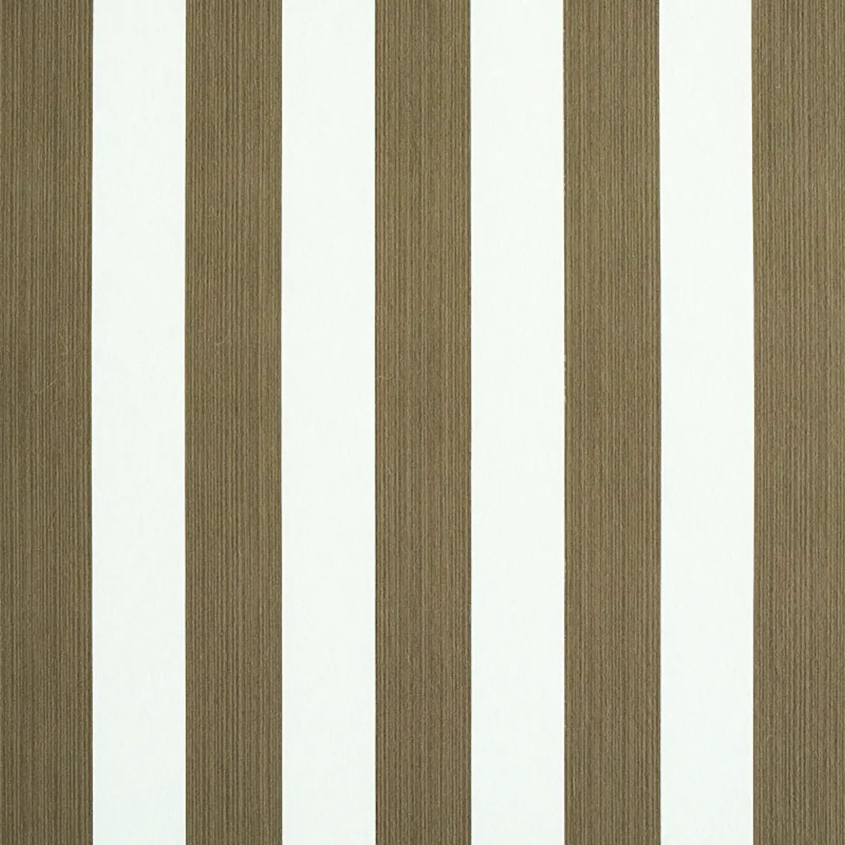 Edwin Stripe Medium - Mushroom - Schumacher 5011899 Wallcovering - Schumacher Wallpaper