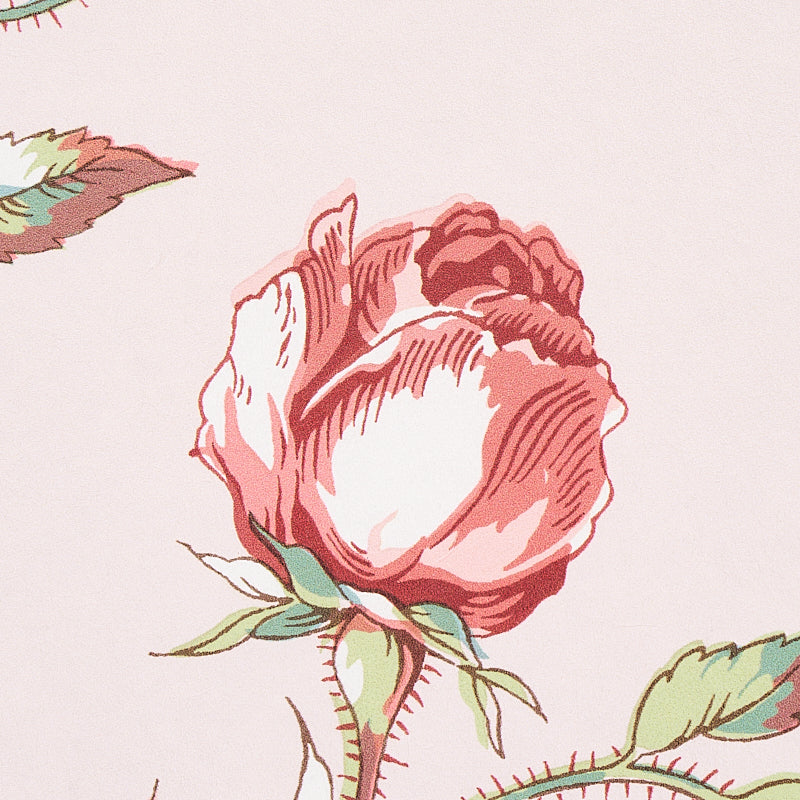 Beluze Blush wallpaper by Schumacher, 5011981 — view 4 - Schumacher Wallpaper