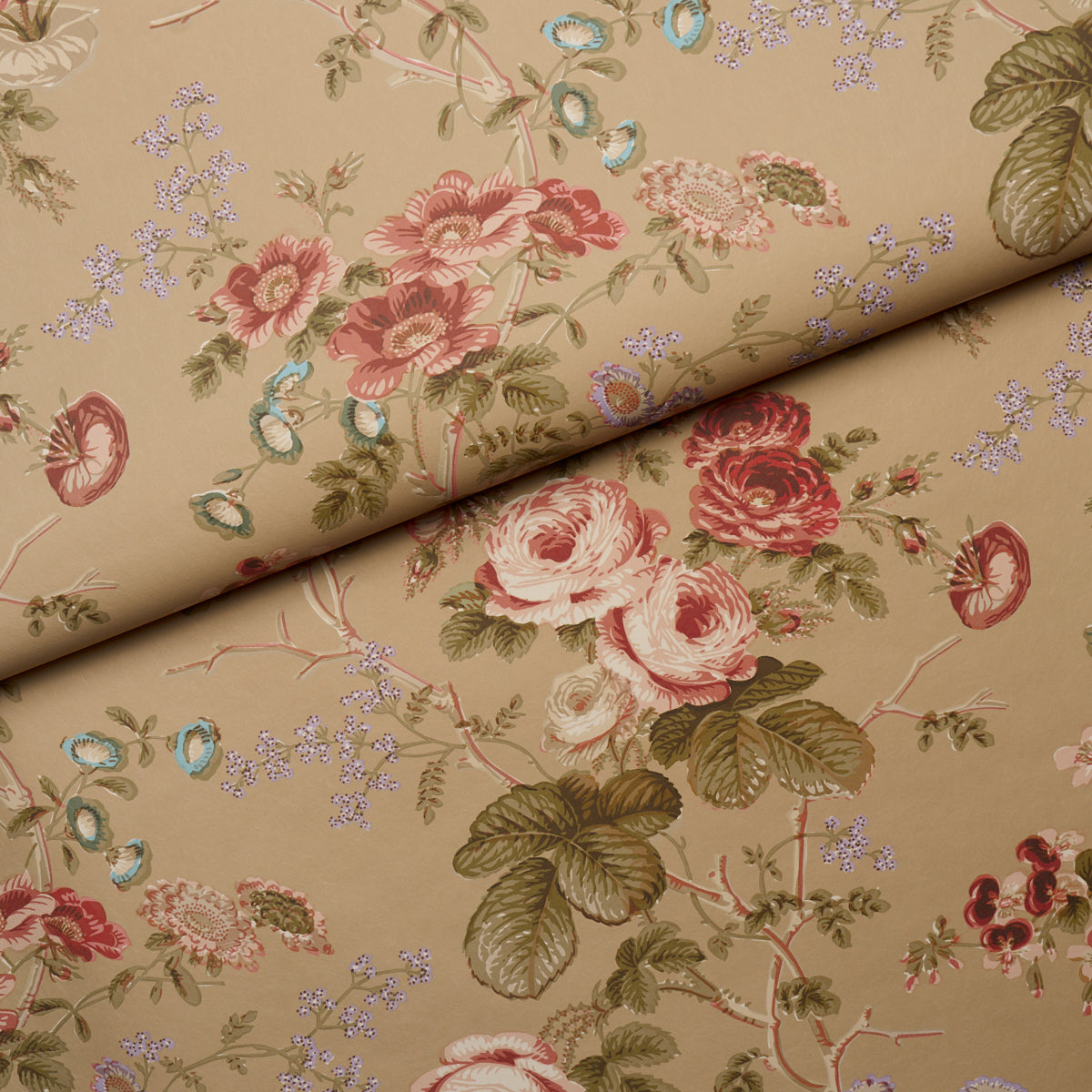 Salisbury - Tobacco - Schumacher 5012064 Wallpaper - Schumacher Wallpaper