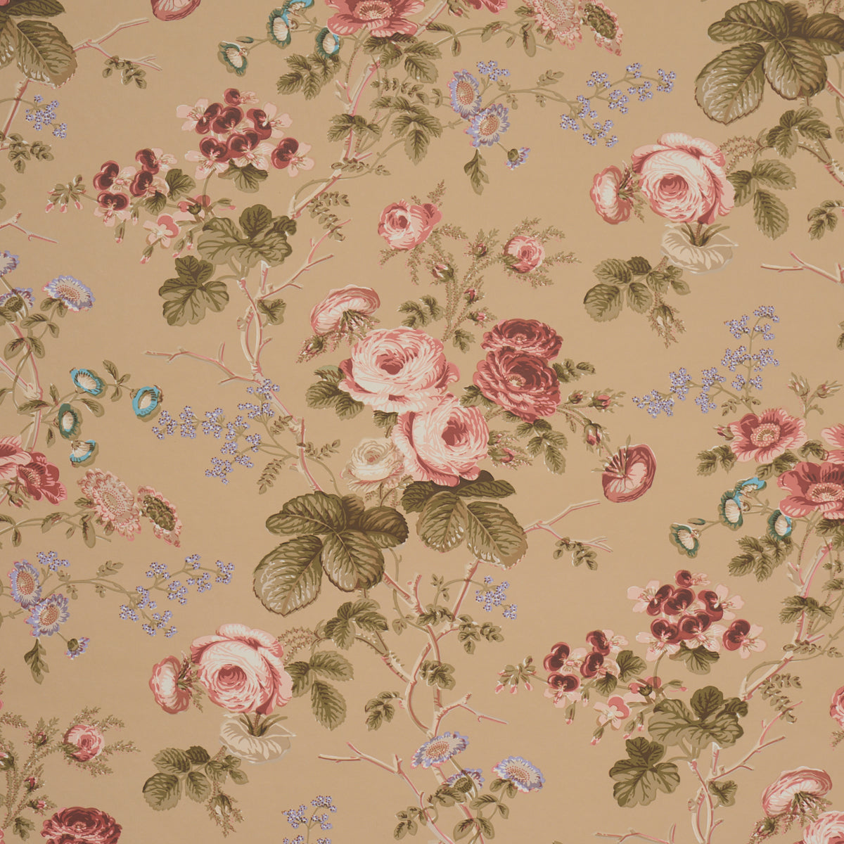 Salisbury - Tobacco - Schumacher 5012064 Wallpaper - Schumacher Wallpaper