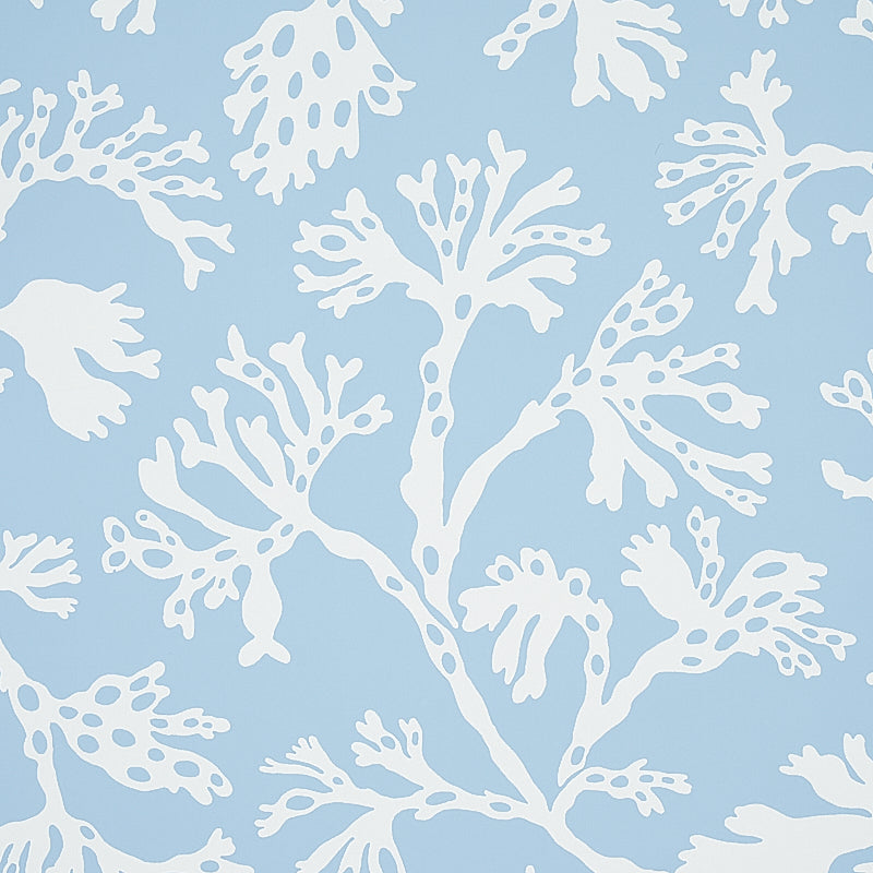 Anthoza Sky wallpaper by Schumacher, 5012130 — view 3 - Schumacher Wallpaper