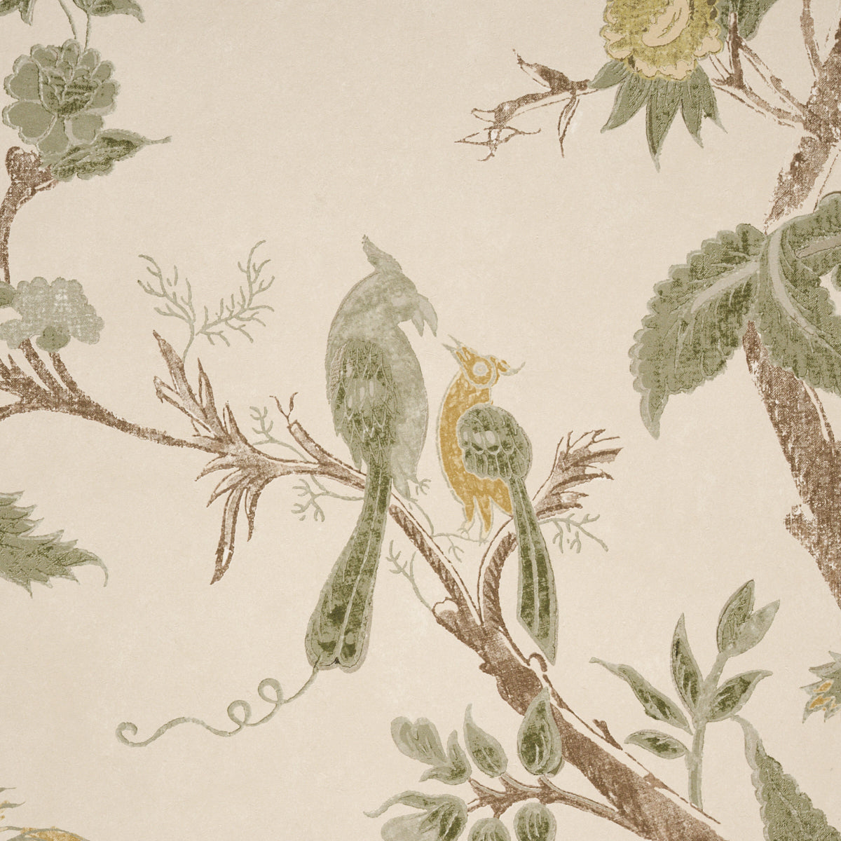Amaltas Panel Set - Verdigris - Schumacher 5012334 Wallpaper - Schumacher Wallpaper