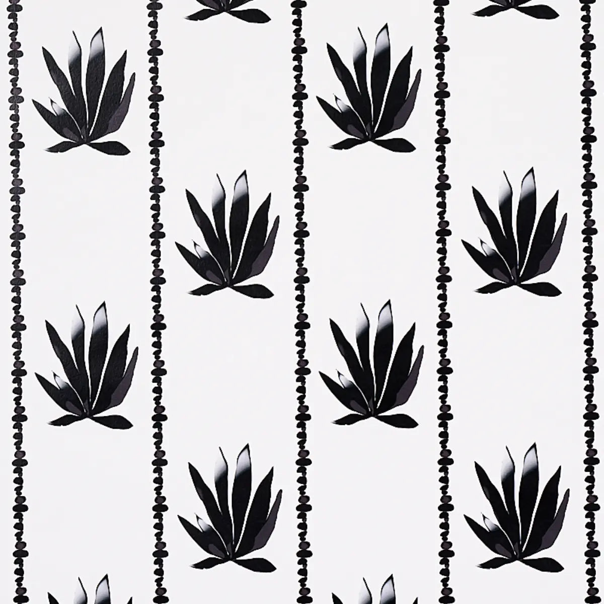 Agave Stripe - Parchment - Schumacher 5012681 Wallcovering - Schumacher Wallpaper