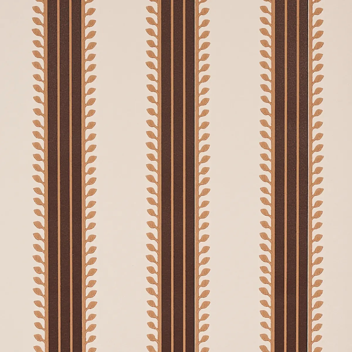 Etruscan Stripe - Brown - Schumacher 5012850 Wallcovering - Schumacher Wallpaper
