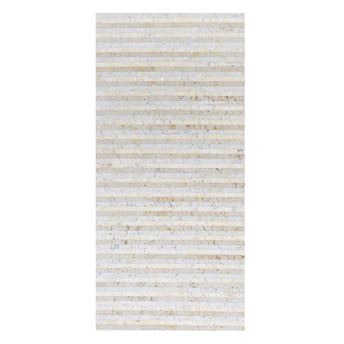 Cork Stripe White wallpaper by Schumacher, 5013000 — view 2 - Schumacher Wallpaper