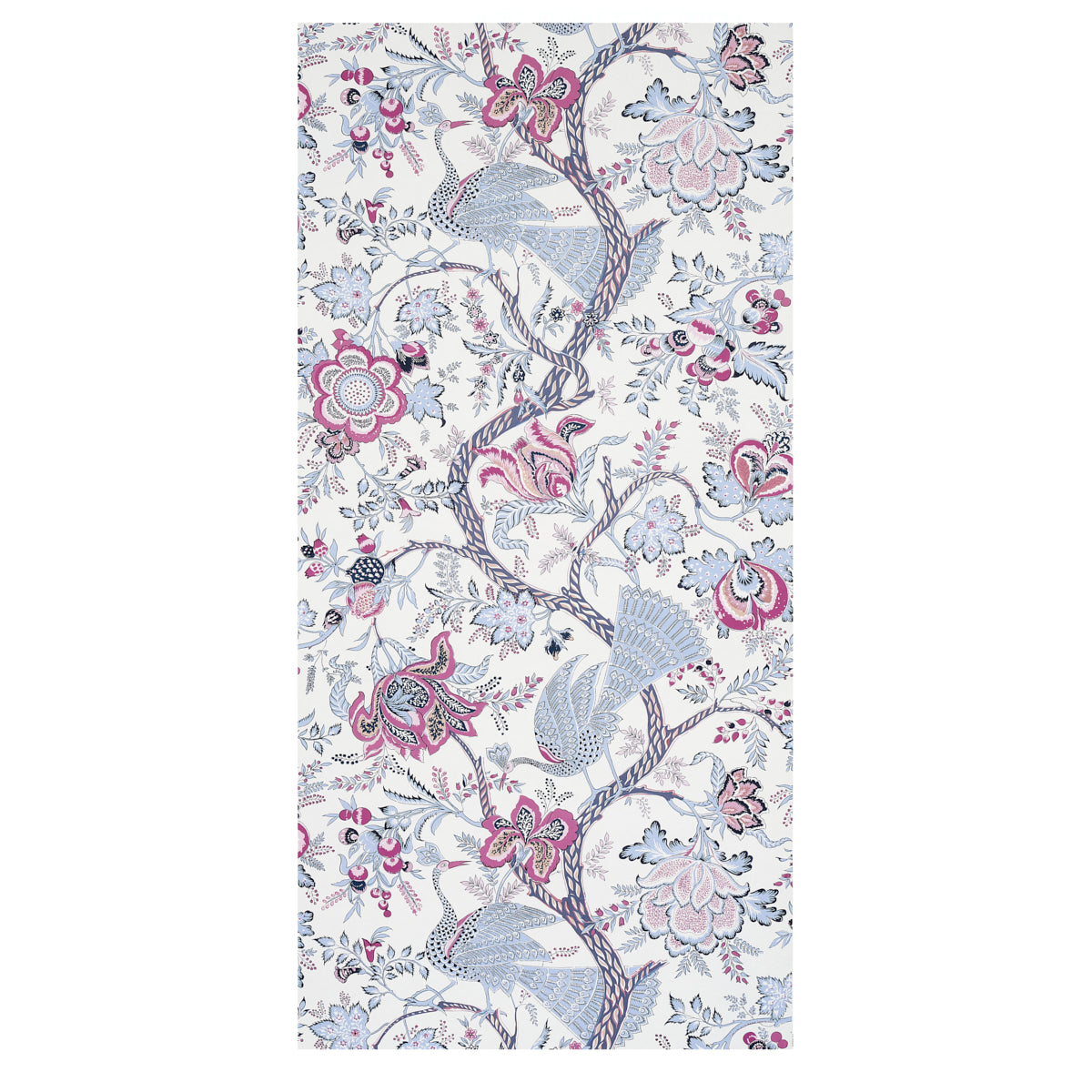 Aveline Lilac wallpaper by Schumacher, 5013191 — view 2 - Schumacher Wallpaper