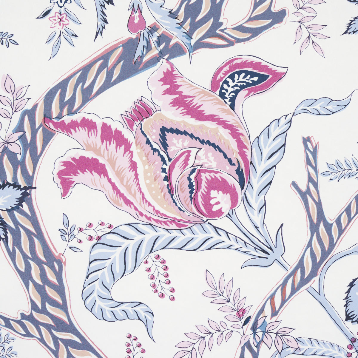 Aveline Lilac wallpaper by Schumacher, 5013191 — view 4 - Schumacher Wallpaper