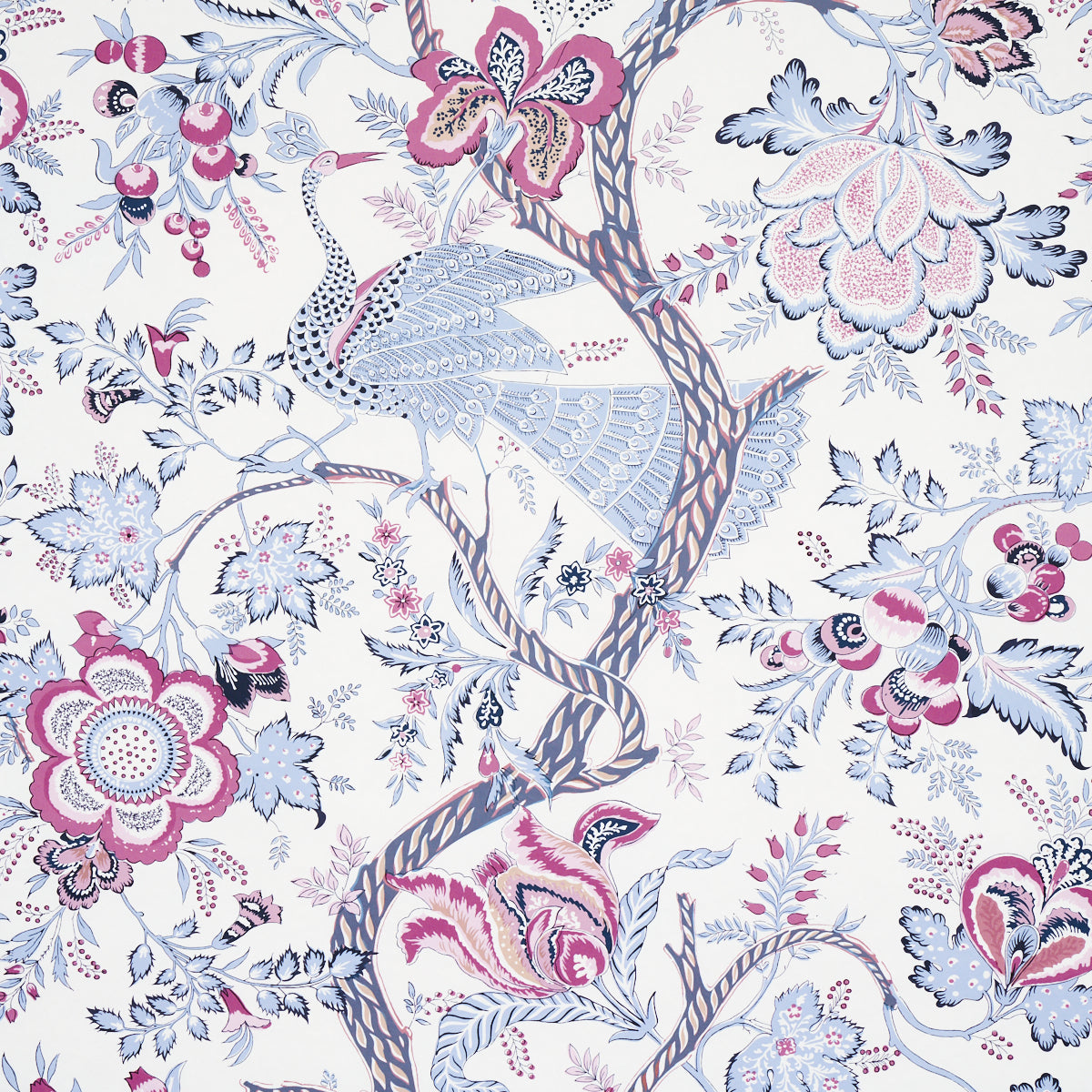 Aveline Lilac wallpaper by Schumacher, 5013191 - Schumacher Wallpaper