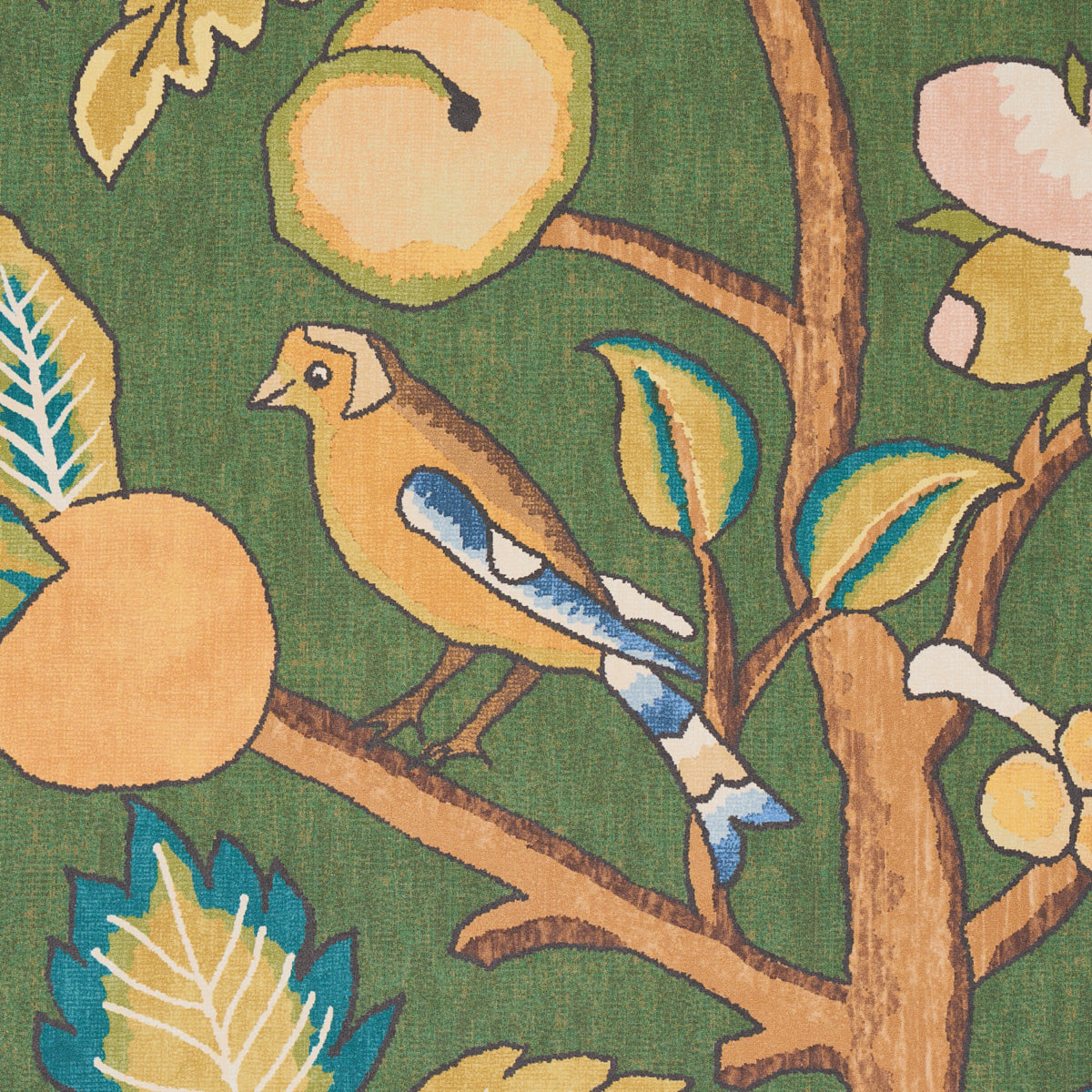 Chaucer's Forest Panel Set Document wallpaper by Schumacher, 5013290 — view 4 - Schumacher Wallpaper