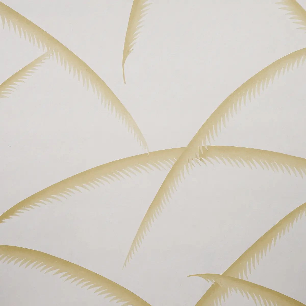 Deco Palms - Gold - Schumacher 5013302 Wallcovering - Schumacher Wallpaper