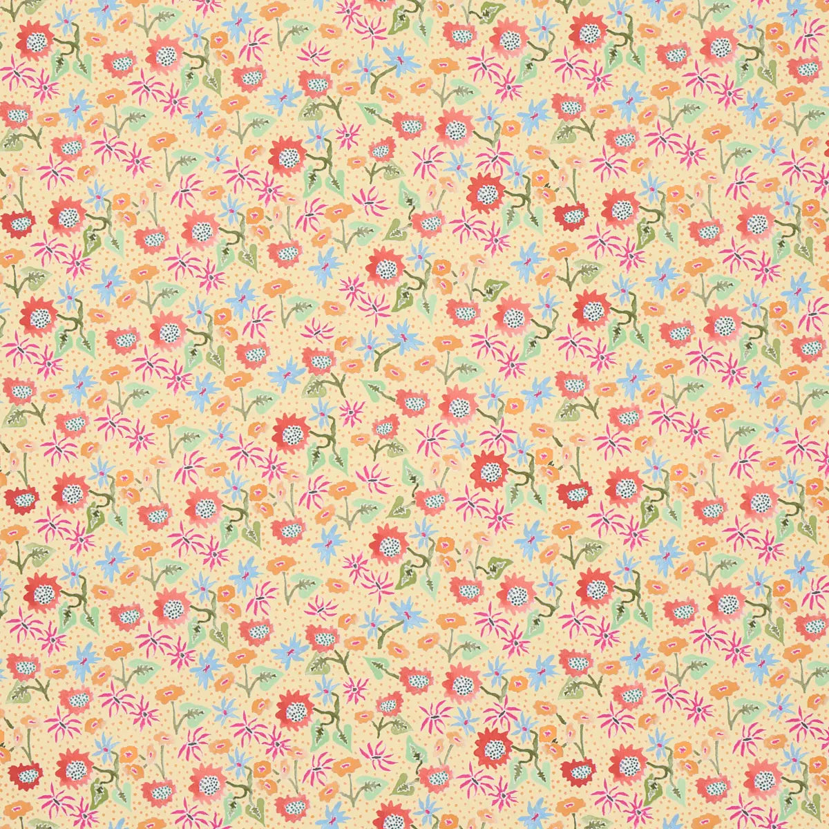 Calico - Giverny - Schumacher 5013501 Wallcovering - Schumacher Wallpaper