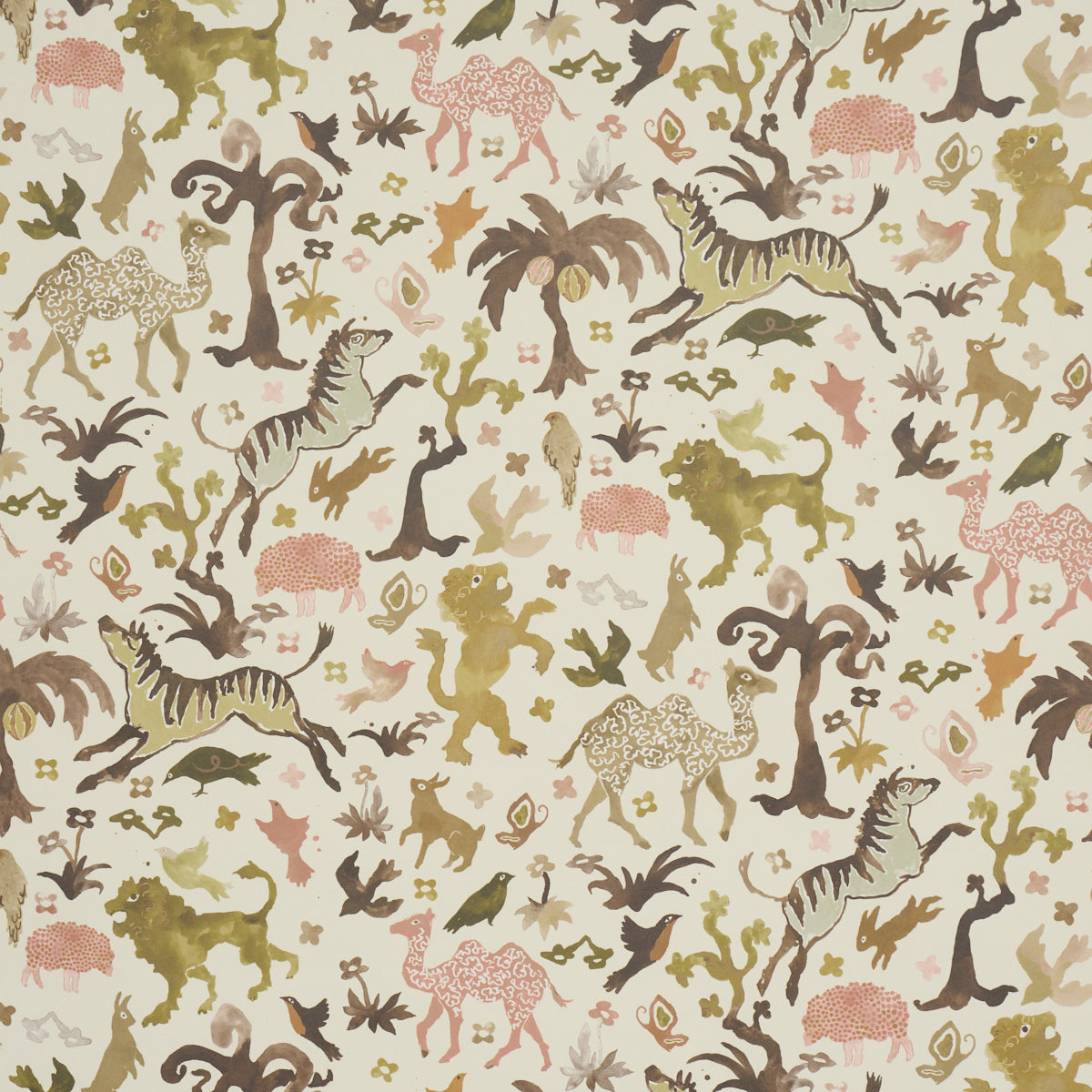 Beasts - Dawn - Schumacher 5013534 Wallpaper - Schumacher Wallpaper