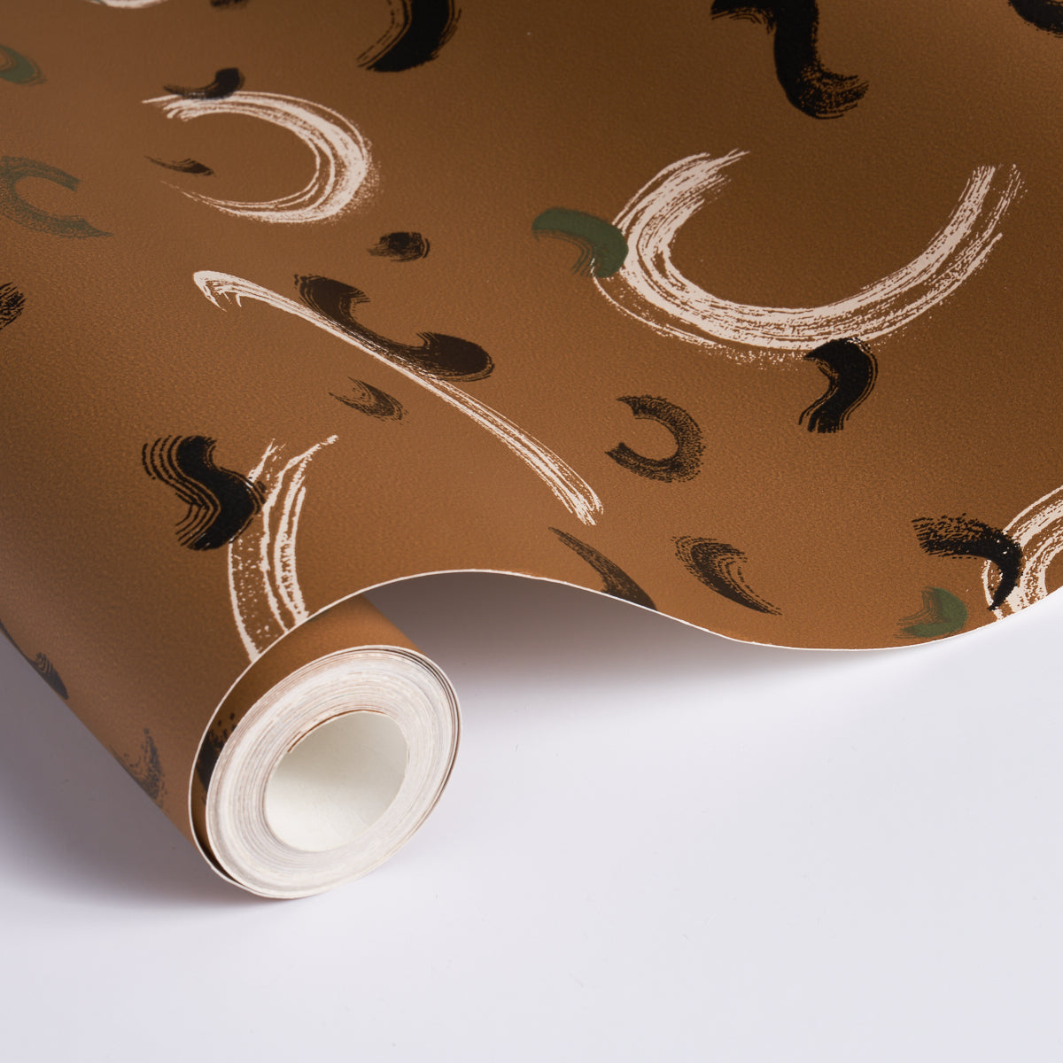 Brushmark Gold wallpaper by Schumacher, 5013960 — view 4 - Schumacher Wallpaper