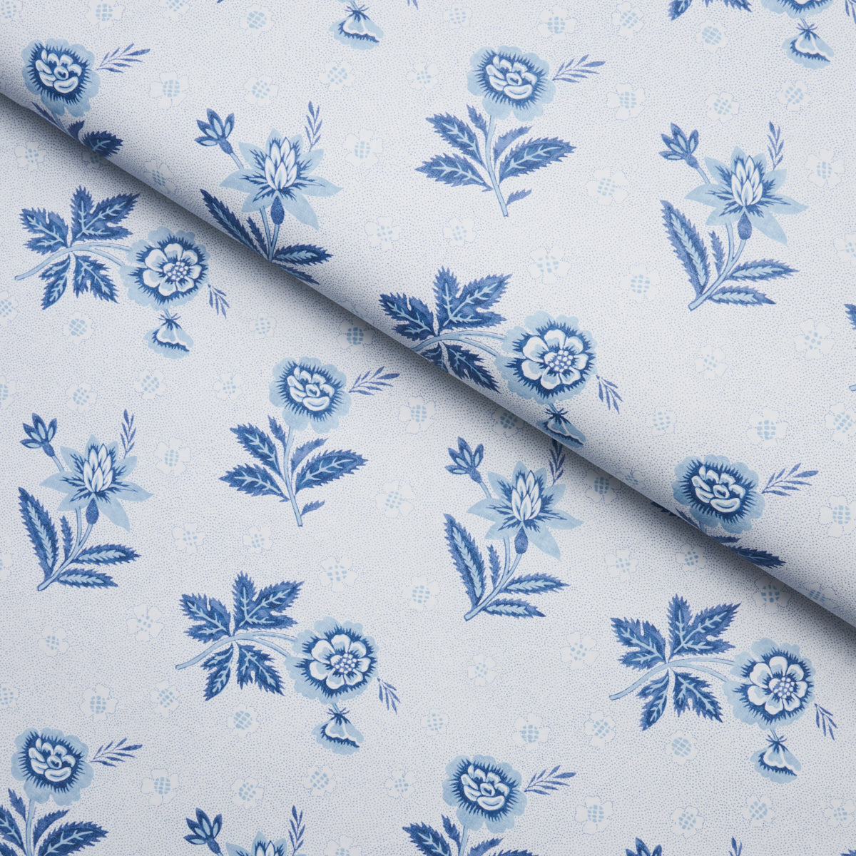 Colline Porcelain wallpaper by Schumacher, 5014220 — view 4 - Schumacher Wallpaper