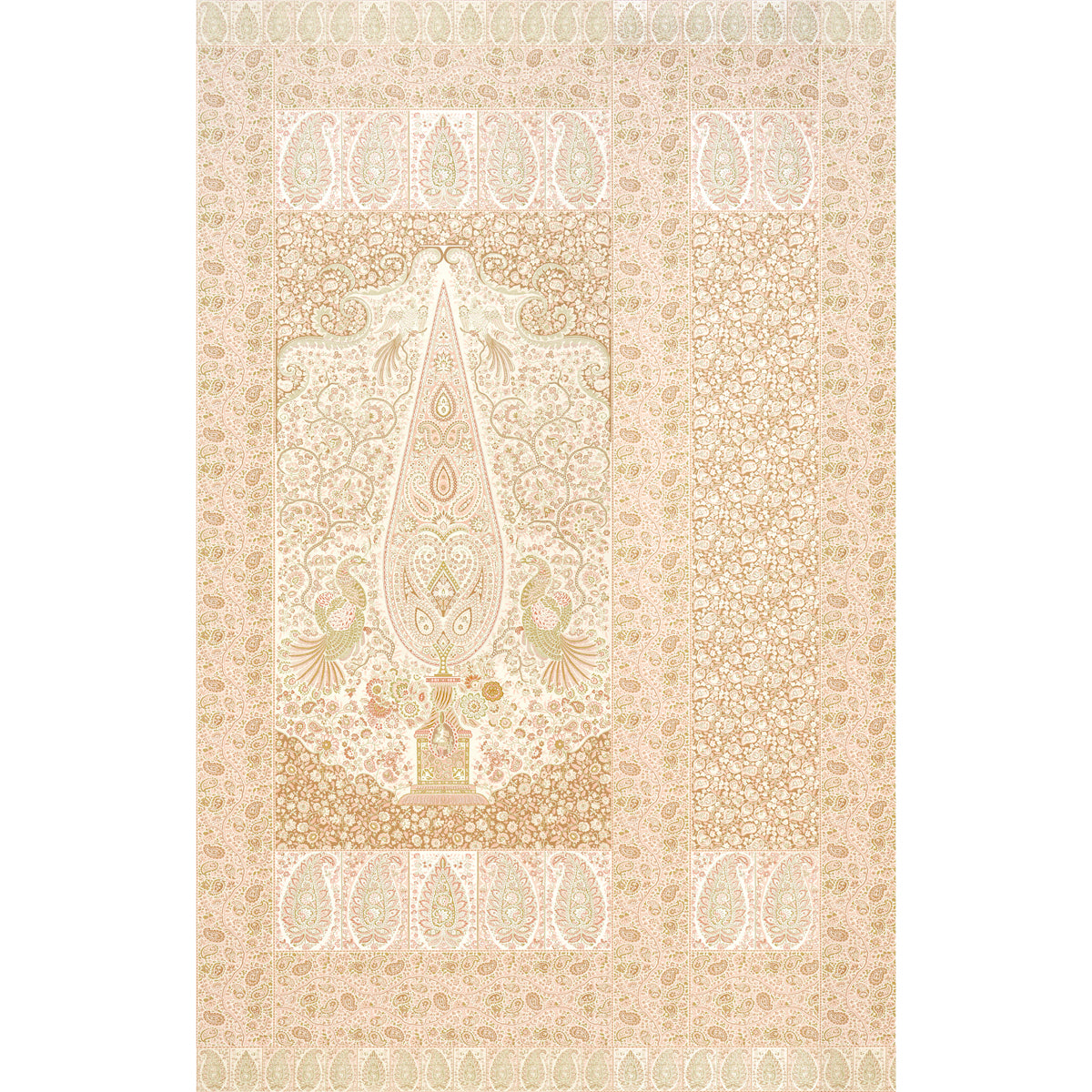 Colmery Paisley Panel Set PéTale wallpaper by Schumacher, 5015512 - Schumacher Papel pintado