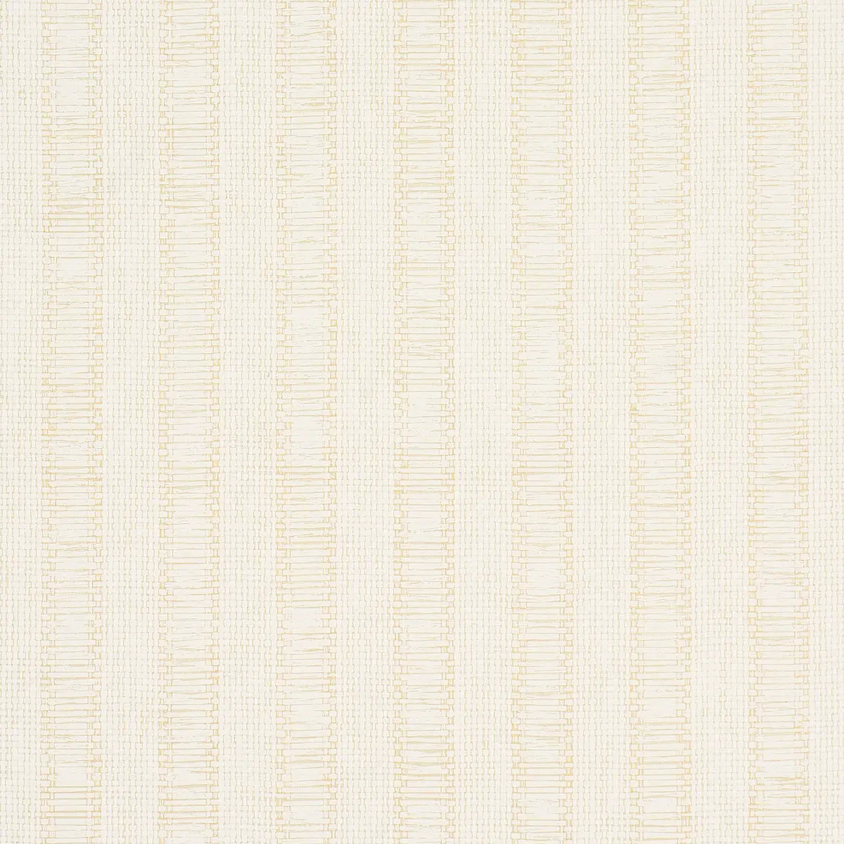 Linen Woven Texture Stripe - Natural - Schumacher 5015550 Wallcovering - Schumacher Wallpaper