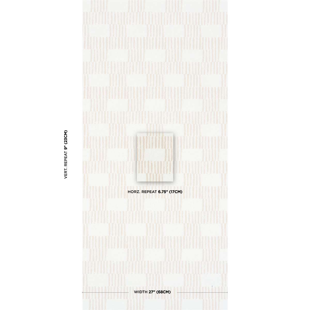Field Sand wallpaper by Schumacher, 5015620 — view 2 - Schumacher Papel pintado