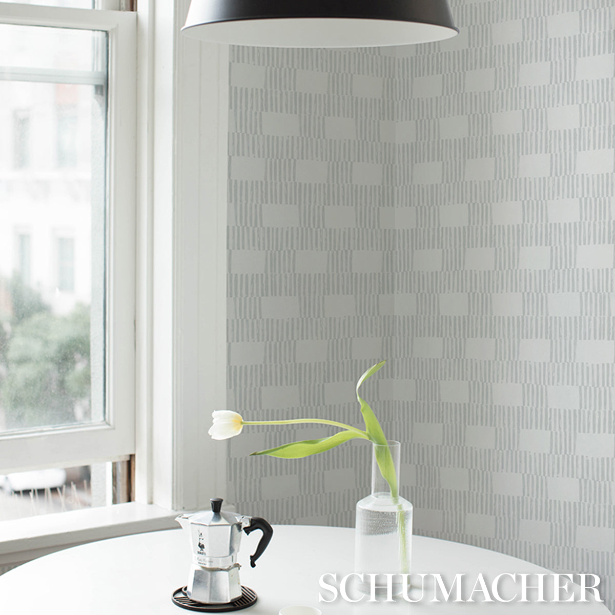 Field Fog wallpaper by Schumacher, 5015621 — view 7 - Schumacher Wallpaper