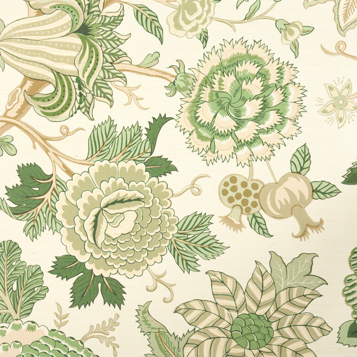 Darsy Tree Of Life Sisal Panel Set Leaf wallpaper by Schumacher, 5015631 — view 4 - Schumacher Papel pintado