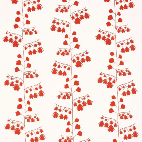 Bleeding Hearts - Red - Schumacher 5015861 Wallpaper - Schumacher Wallpaper