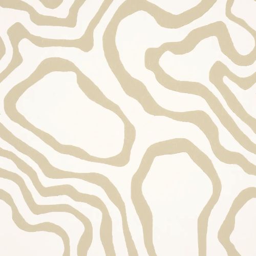 Defeo - Sand - Schumacher 5016100 Wallcovering - Schumacher Wallpaper