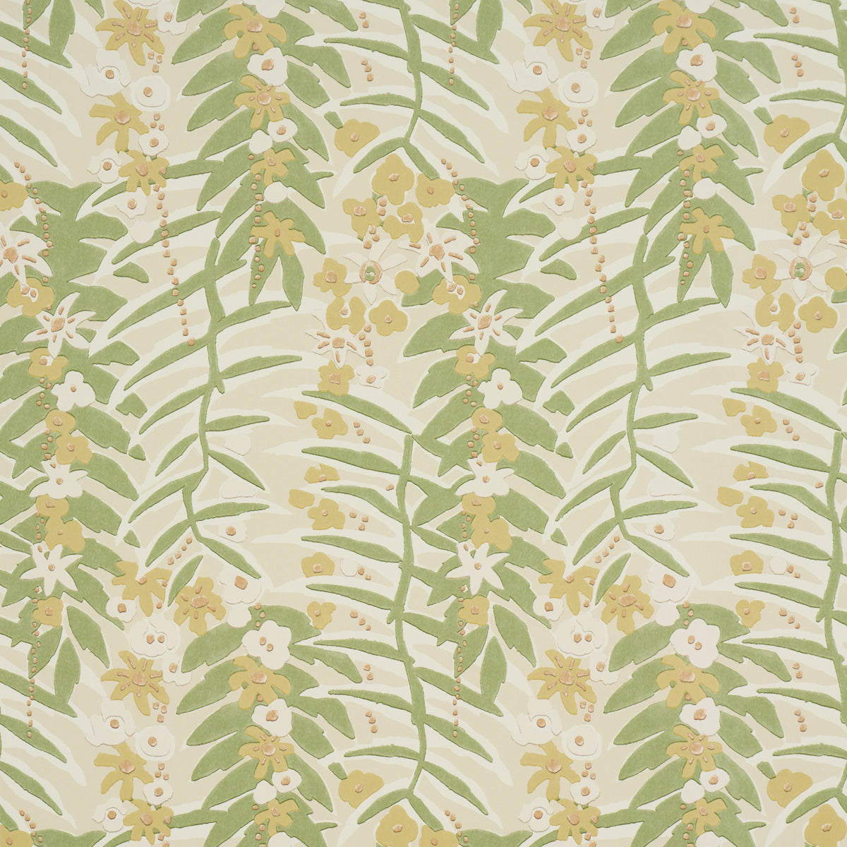 Ashbee Botanical Citron wallpaper by Schumacher, 5016251 - Schumacher Wallpaper