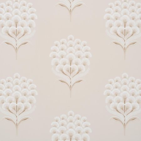 Aurelia - Limestone - Schumacher 5016340 Wallcovering - Schumacher Wallpaper