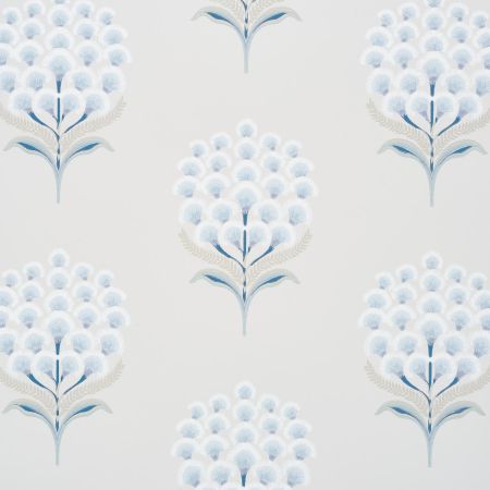 Aurelia - Porcelain - Schumacher 5016341 Wallcovering - Schumacher Wallpaper